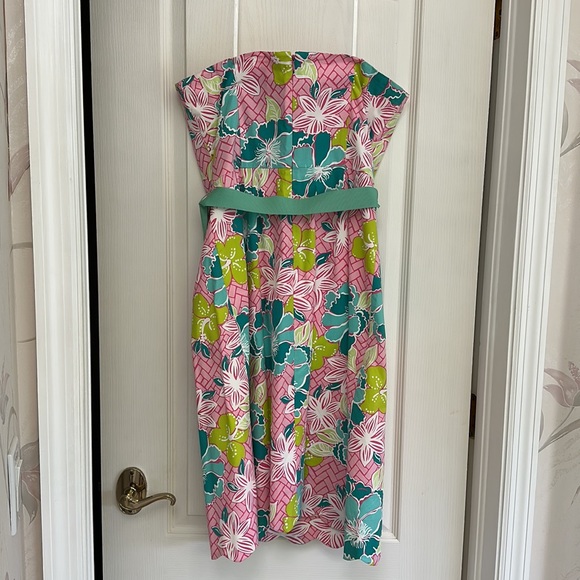 Lilly Pulitzer strapless party dress - Picture 2 of 2